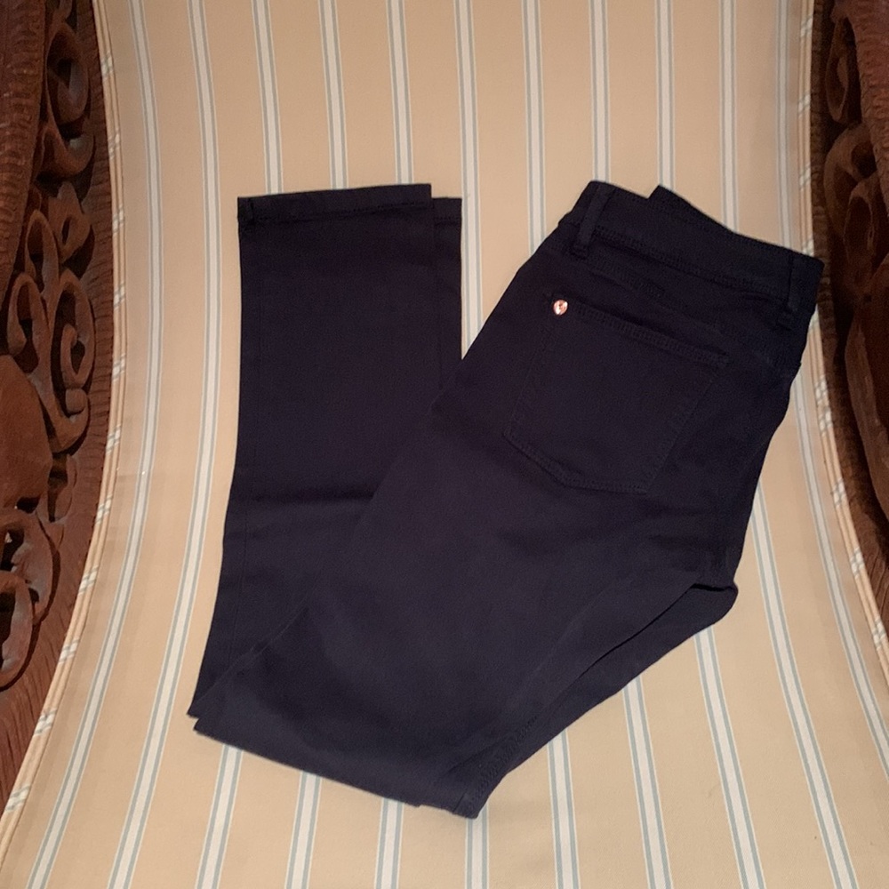 NWOT DL 1961 ANGEL MID RISE SKINNY ANKLE DARK NAVY BLUE COLOR WITH ROSE πΉ GOLD - Picture 13 of 16